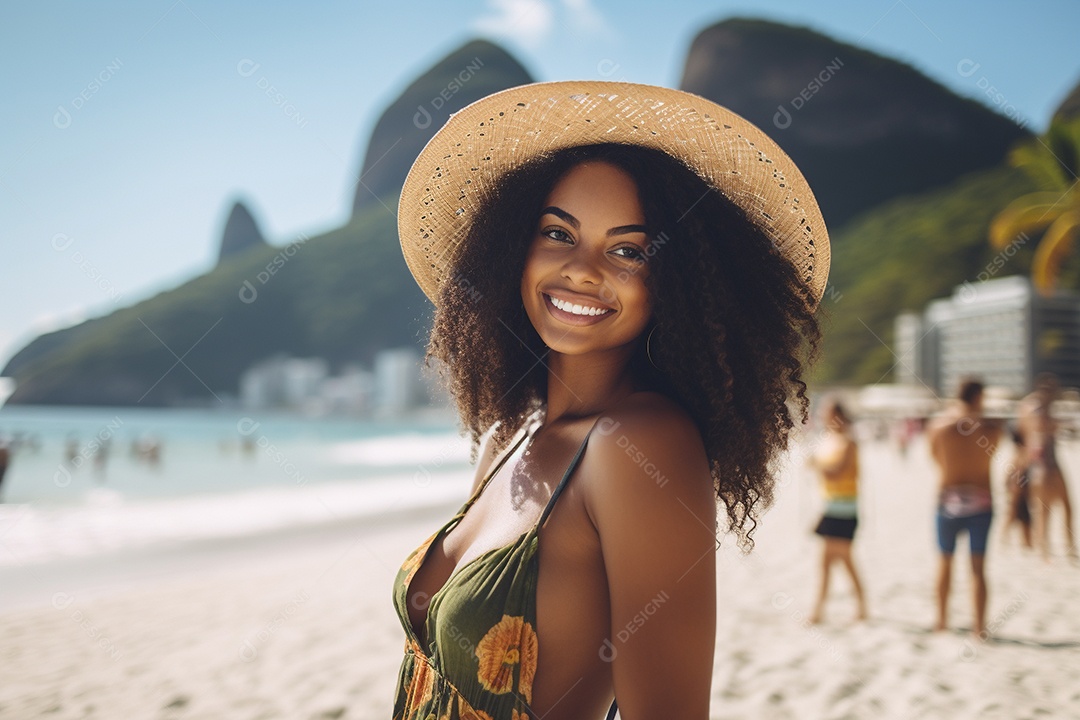 Mulher turista do Rio de Janeiro
