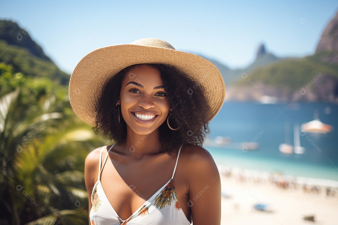 Mulher turista do Rio de Janeiro