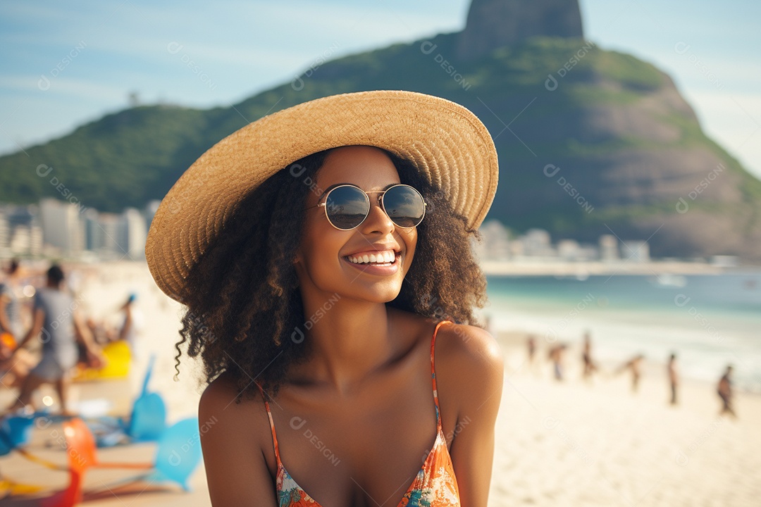 Mulher turista do Rio de Janeiro