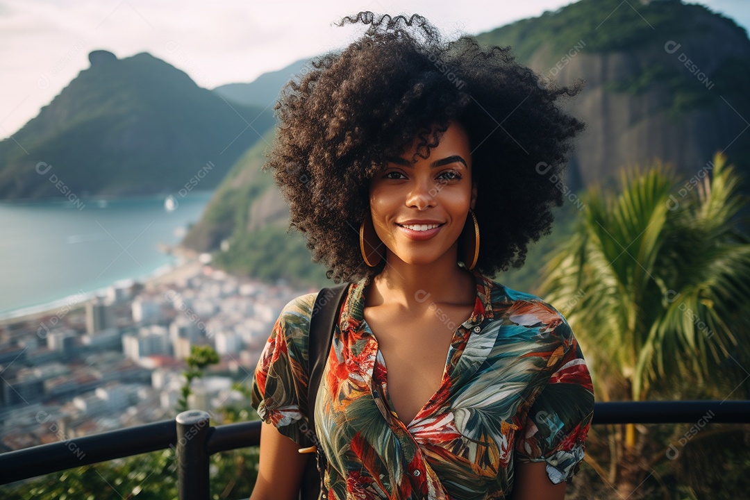 Mulher turista do Rio de Janeiro