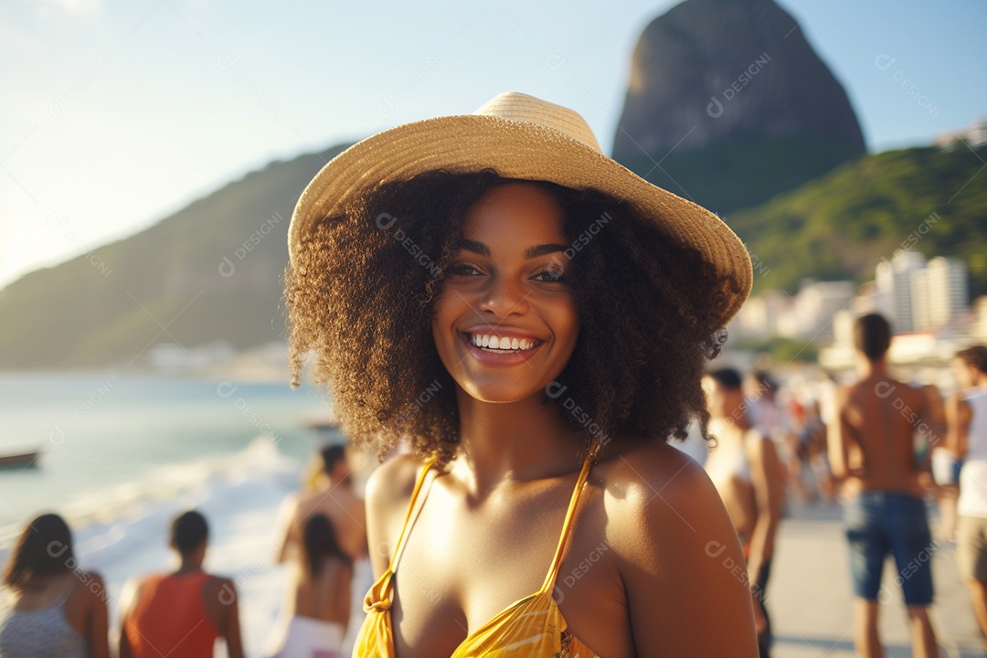 Mulher turista do Rio de Janeiro