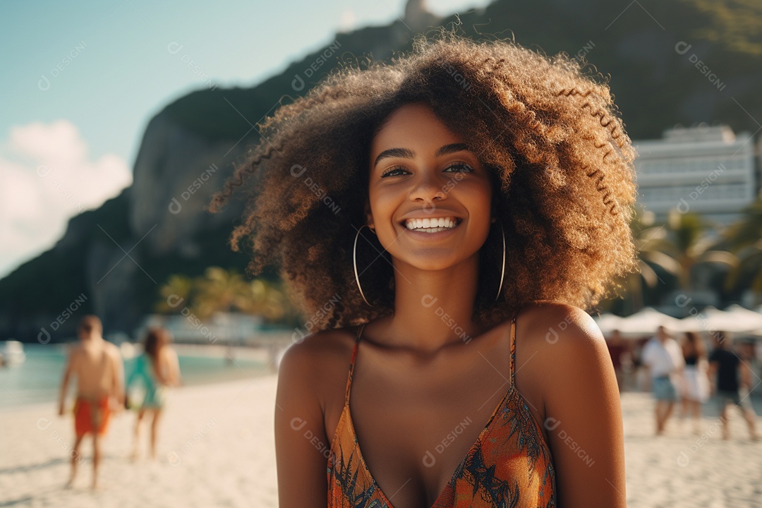Mulher turista do Rio de Janeiro