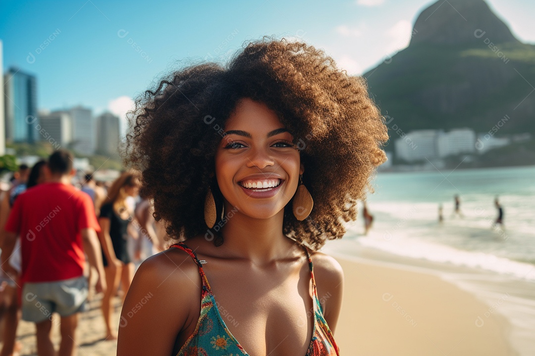 Mulher turista do Rio de Janeiro