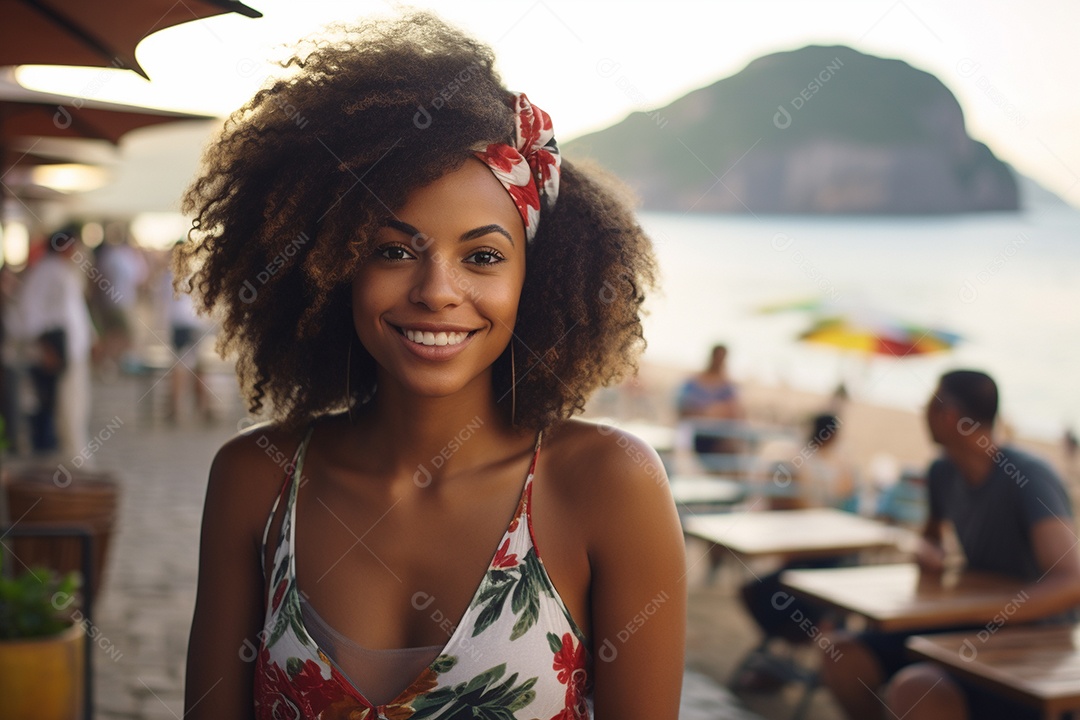 Mulher turista do Rio de Janeiro