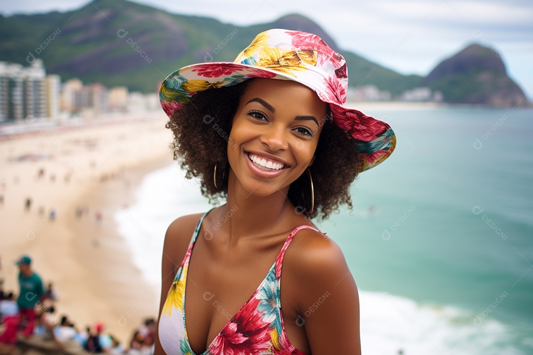 Mulher turista do Rio de Janeiro