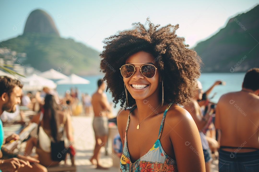 Mulher turista do Rio de Janeiro