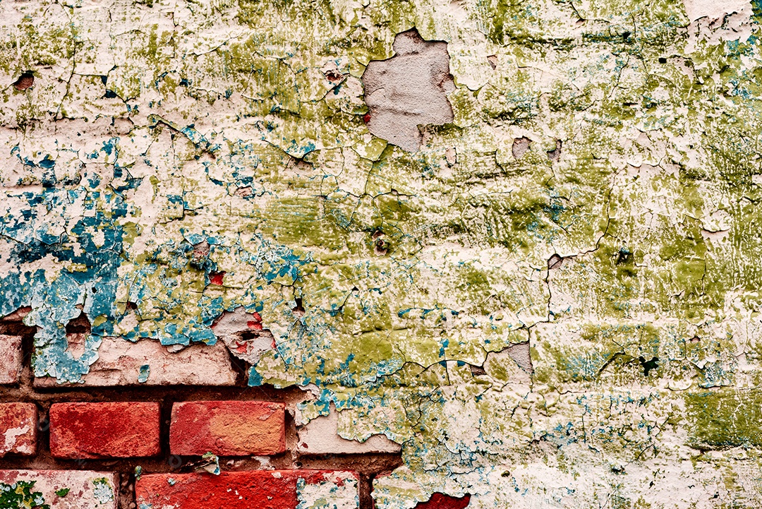 Fundo velho preto e branco da textura da parede de tijolo