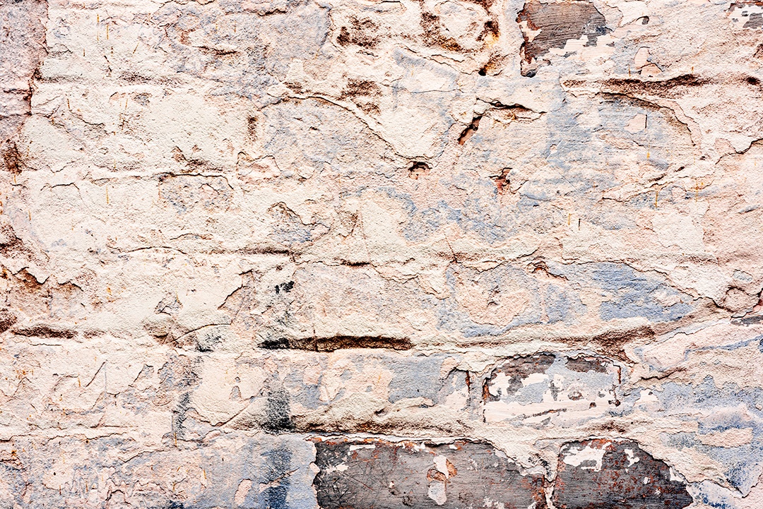 Fundo velho preto e branco da textura da parede de tijolo