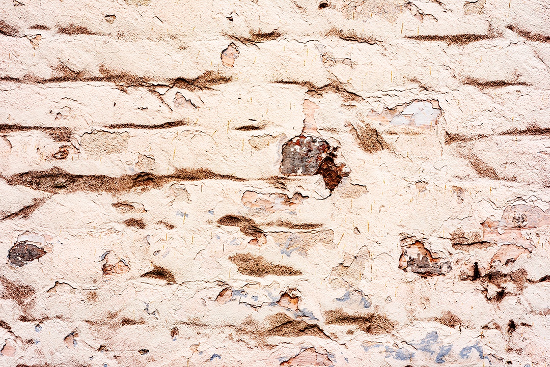 Fundo velho preto e branco da textura da parede de tijolo