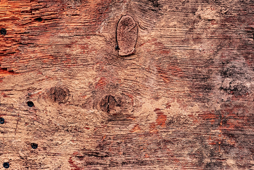 Textura, madeira, parede, pode ser usada como fundo. Textura de madeira com arranhões e rachaduras