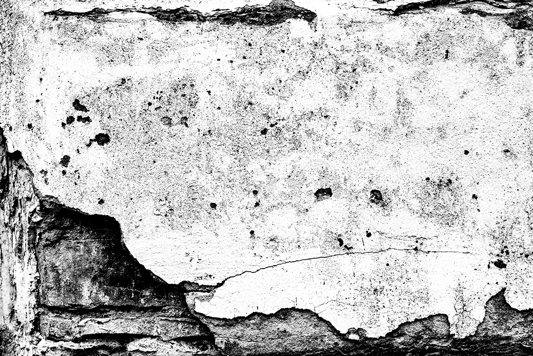 Textura, parede, concreto, pode ser usado como fundo. Fragmento de parede com arranhões e rachaduras