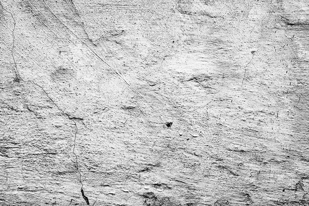 Textura, parede, concreto, pode ser usado como fundo. Fragmento de parede com arranhões e rachaduras