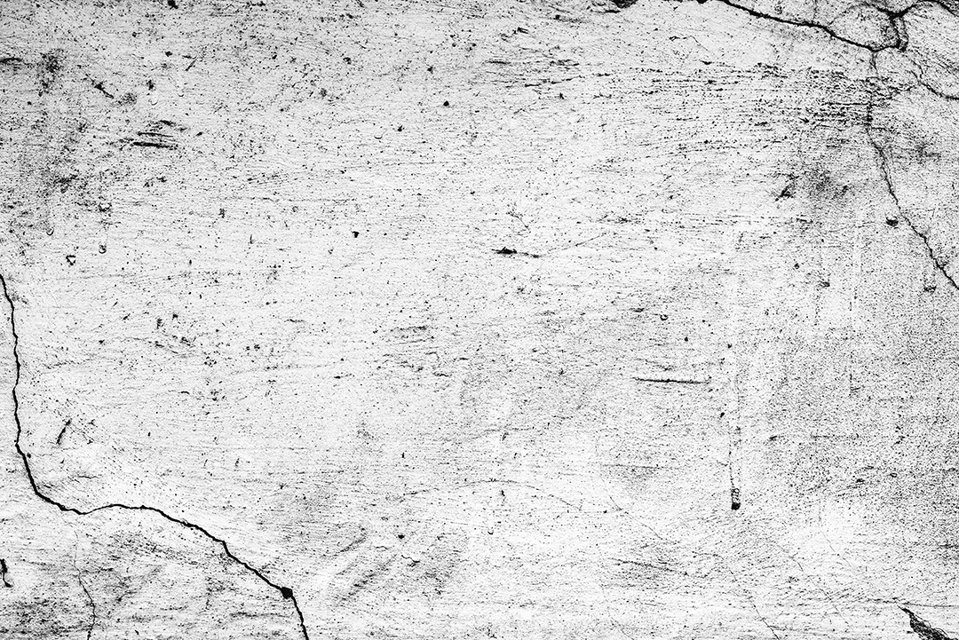 Textura, parede, concreto, pode ser usado como fundo. Fragmento de parede com arranhões e rachaduras