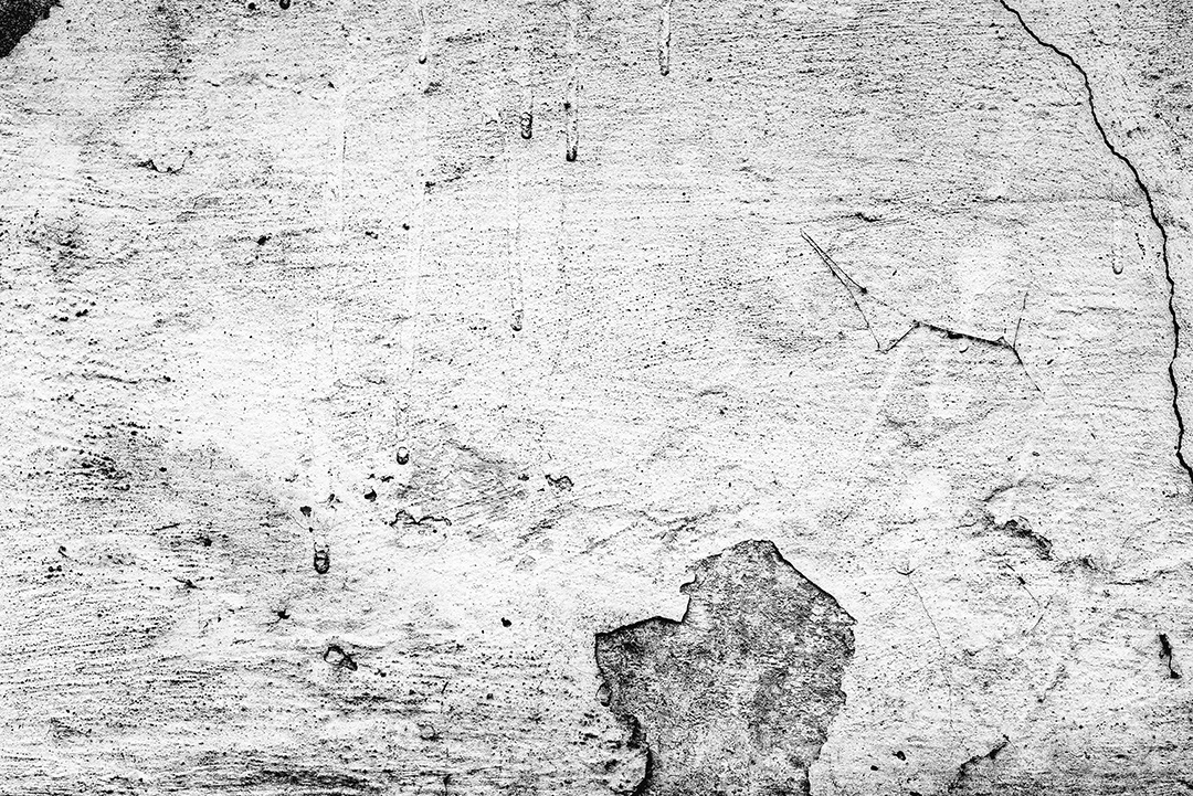 Textura, parede, concreto, pode ser usado como fundo. Fragmento de parede com arranhões e rachaduras