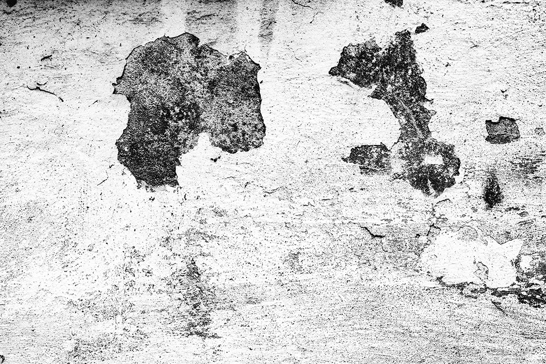 Textura, parede, concreto, pode ser usado como fundo. Fragmento de parede com arranhões e rachaduras