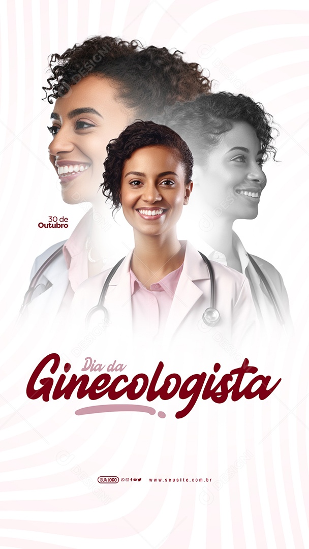 Story Dia Do Ginecologista 30 de Outubro Social Media PSD Editável