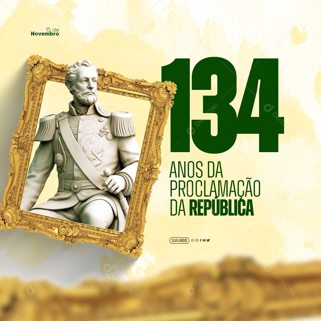 Republic Proclamation Day November 15 134 Years Editable Social Media PSD