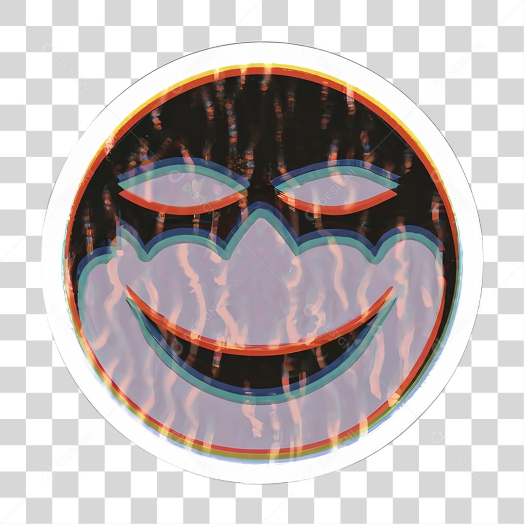 Sticker Emojis Carinha PNG Transparente