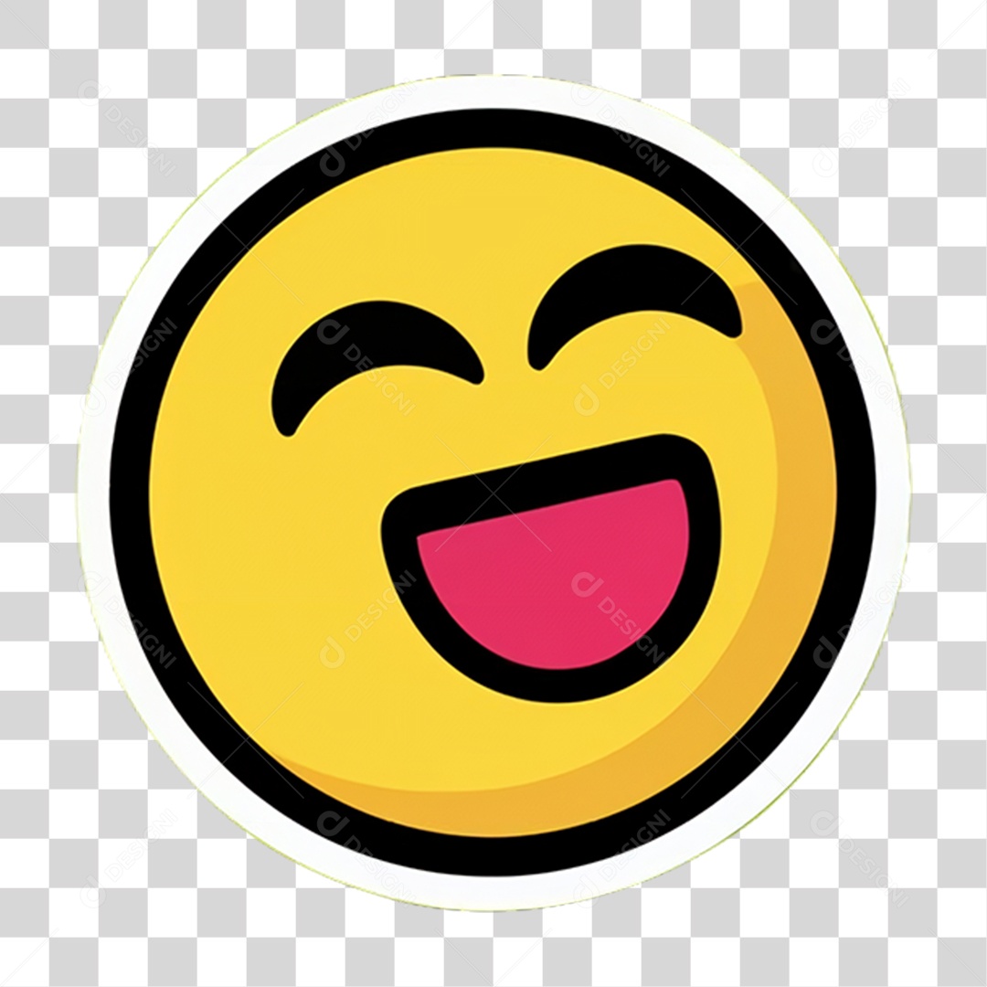 Sticker Emojis Carinha PNG Transparente