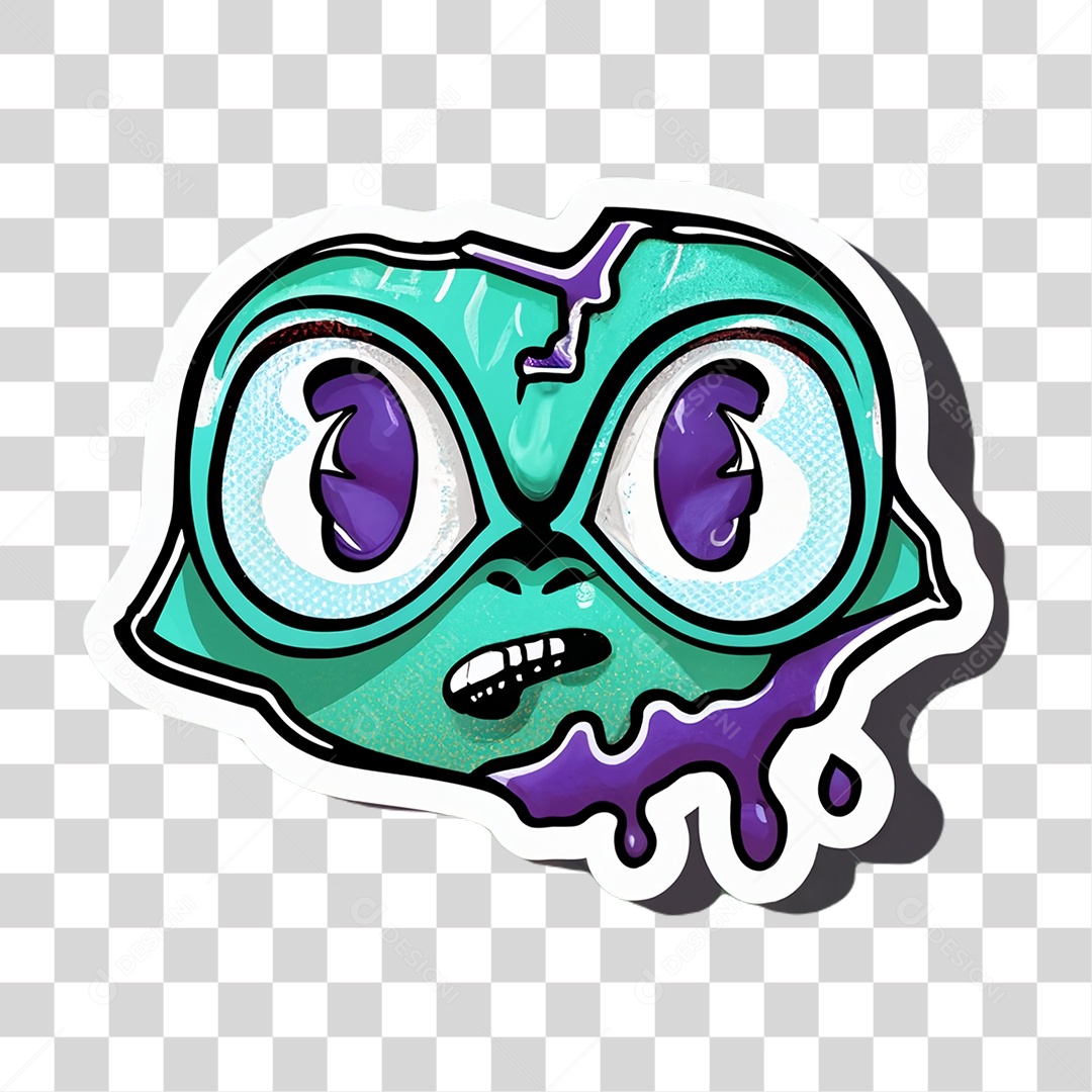 Sticker Emojis Carinha PNG Transparente