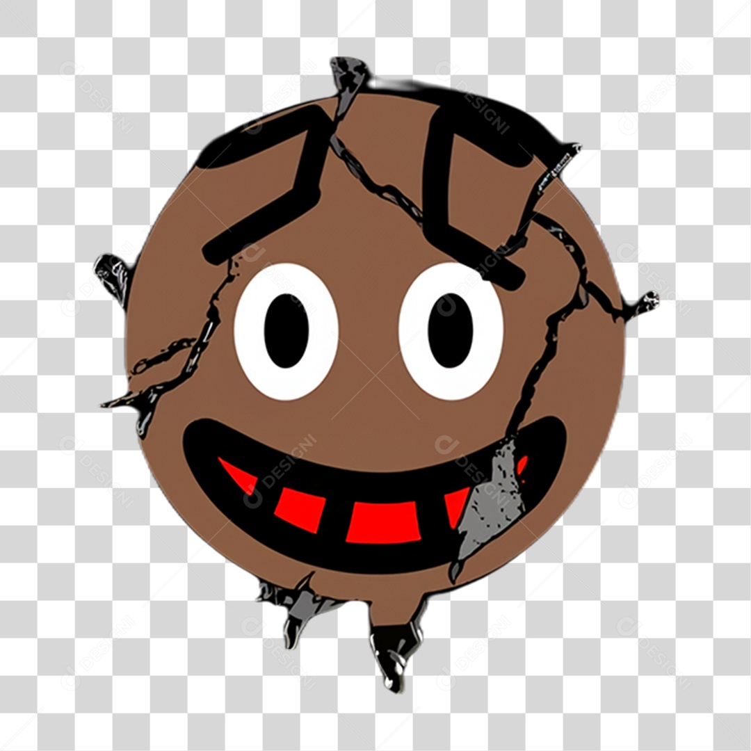 Sticker Emojis Carinha PNG Transparente