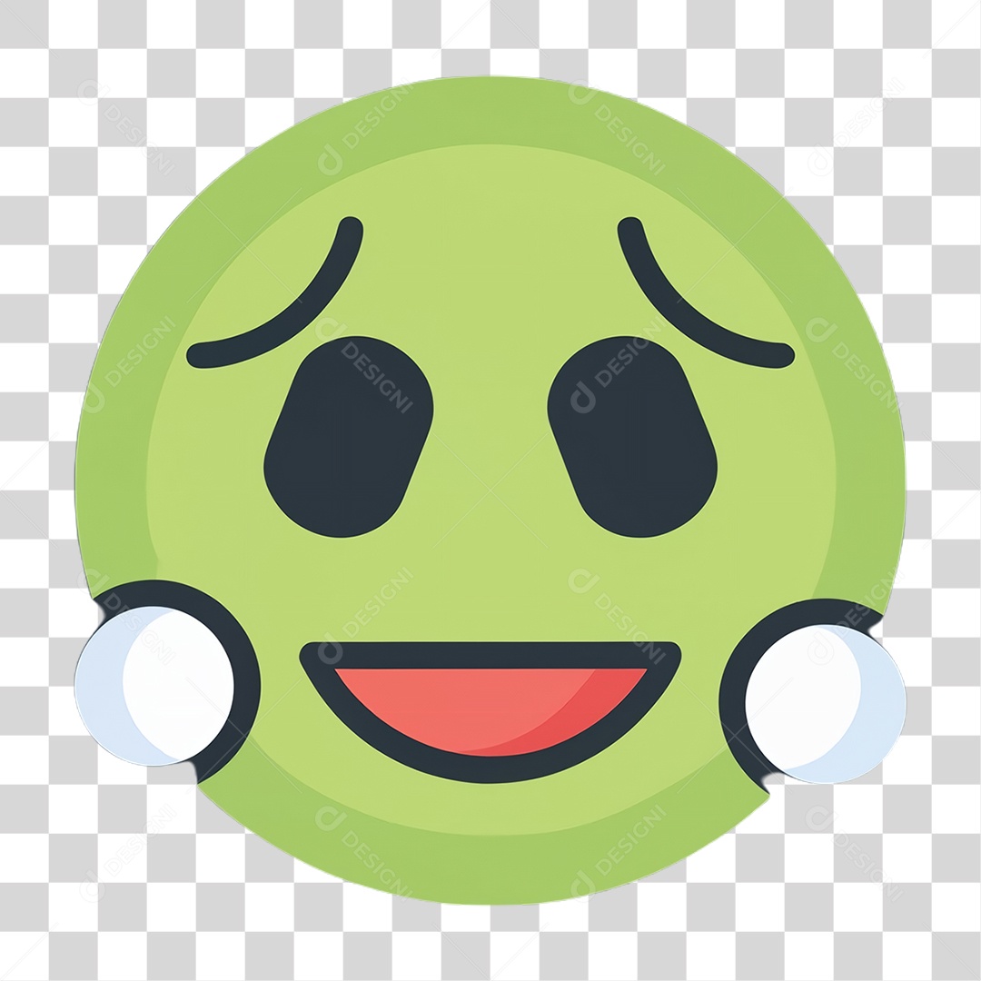 Sticker Emojis Carinha PNG Transparente