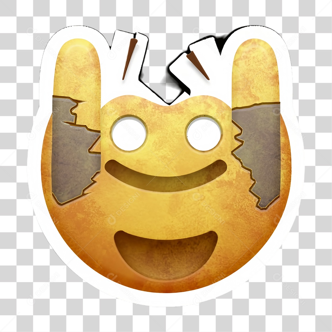 Sticker Emojis Carinha PNG Transparente
