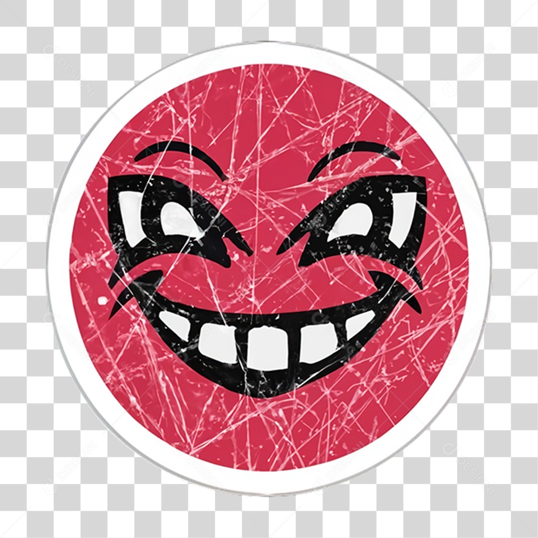 Sticker Emojis Carinha PNG Transparente