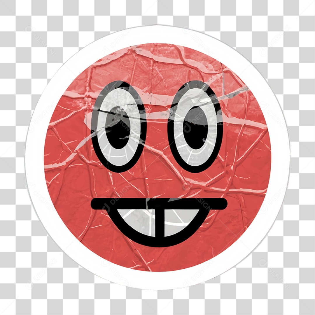 Sticker Emojis Carinha PNG Transparente
