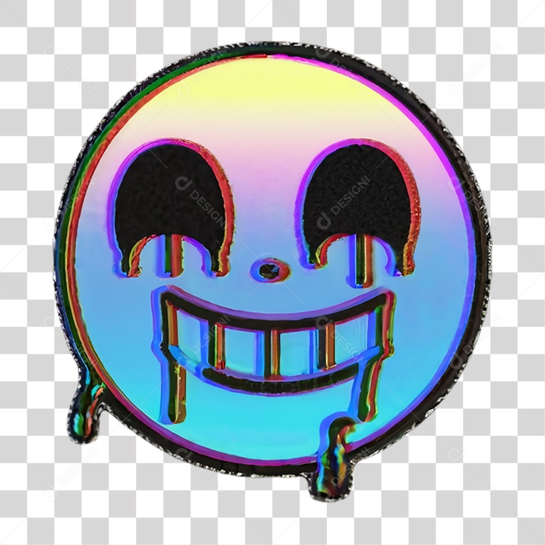 Sticker Emojis Carinha PNG Transparente