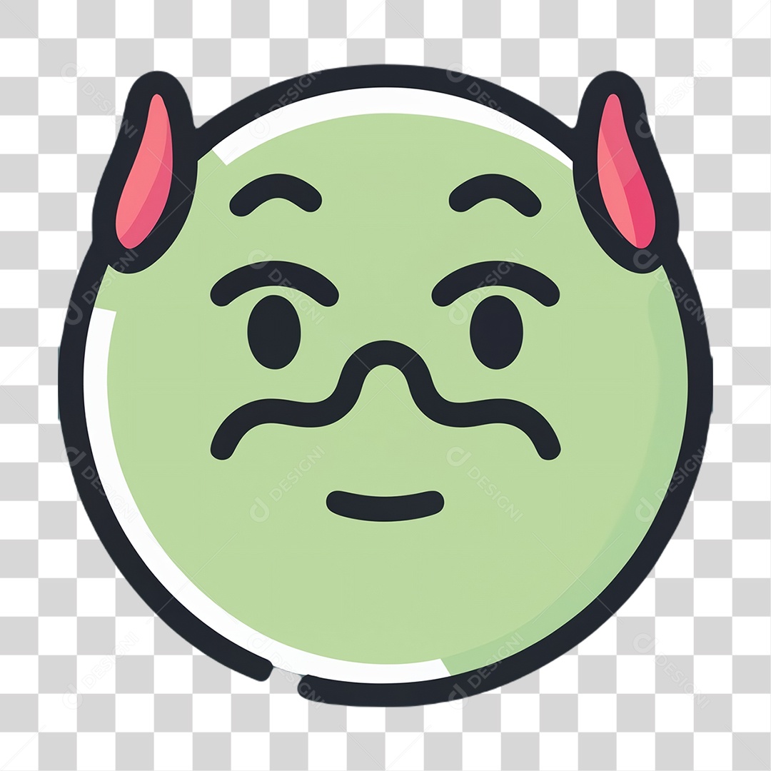 Sticker Emojis Monstros PNG Transparente