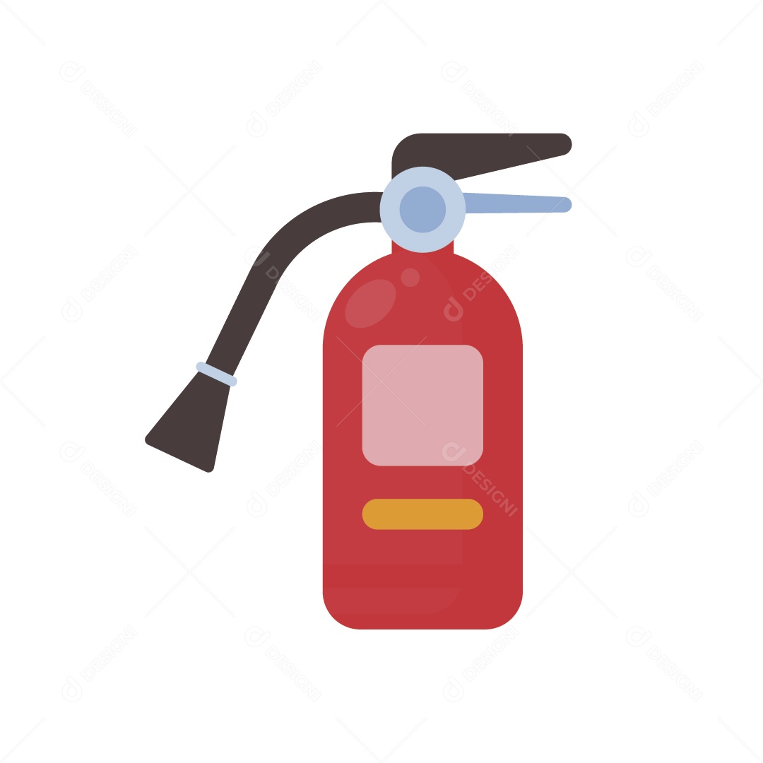Extintor de Incêndio Ilustração Vetor EPS