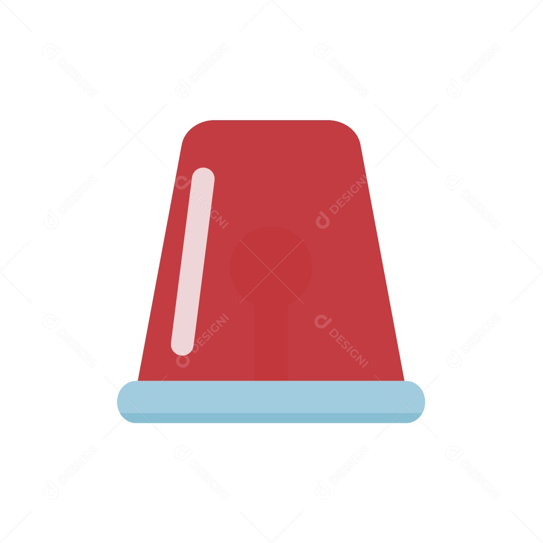 Ícone de Sirene de Emergência Ilustração Vetor EPS