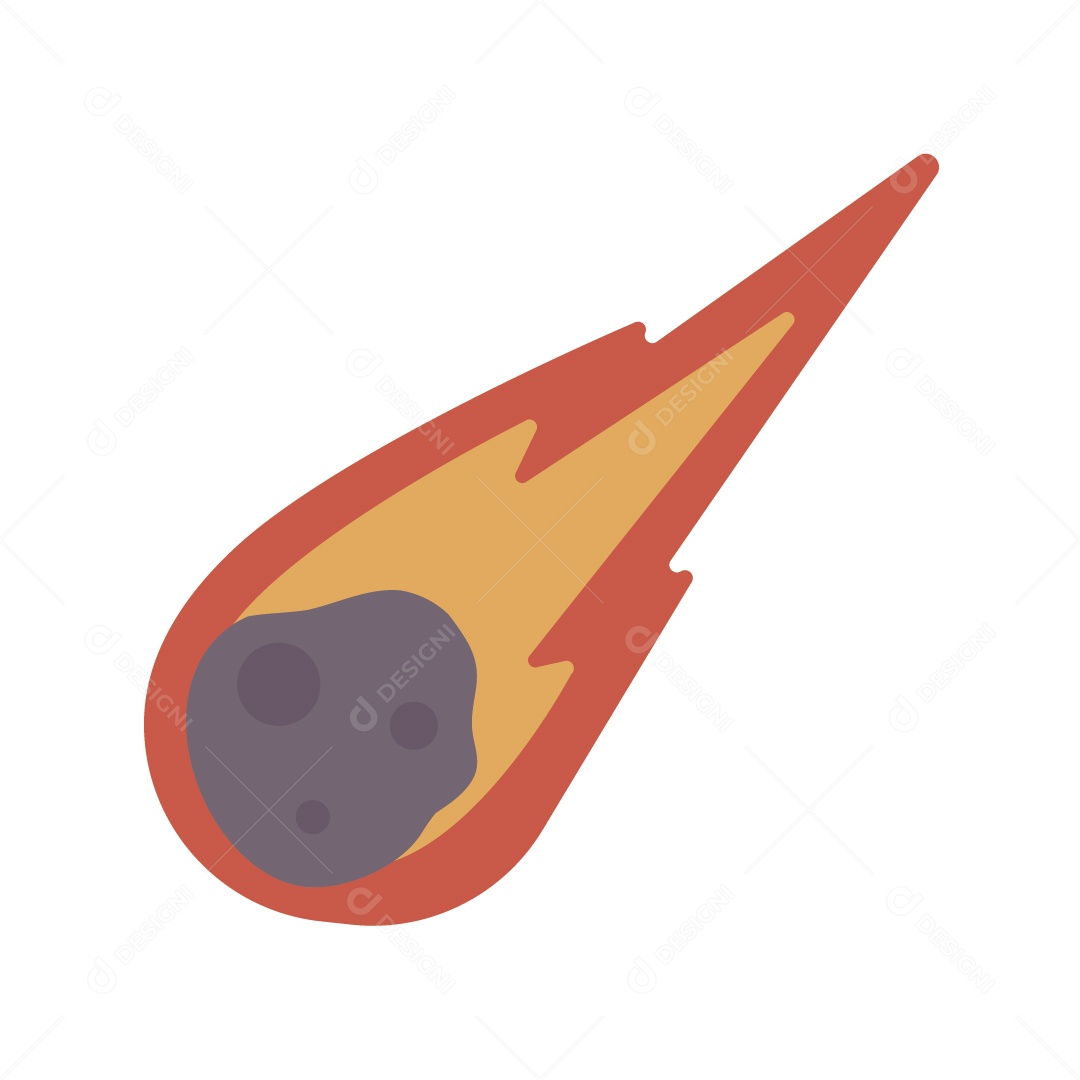Meteoro Ilustração Vetor EPS