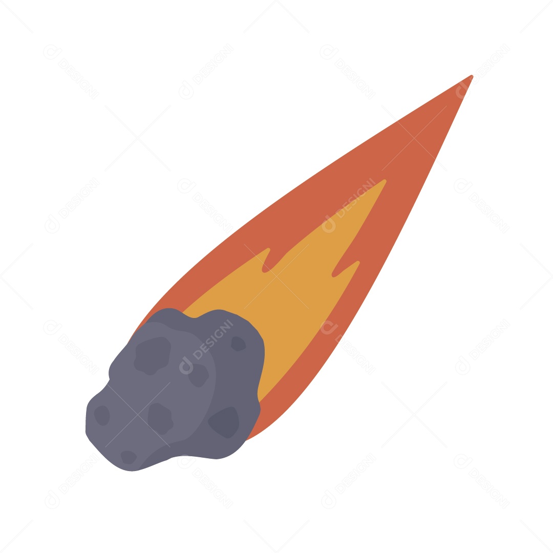 Meteoro Ilustração Vetor EPS