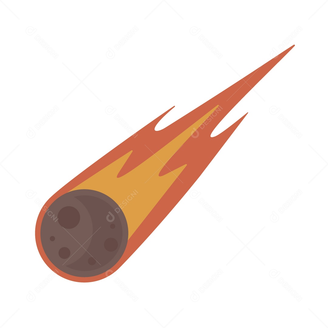 Meteoro Ilustração Vetor EPS
