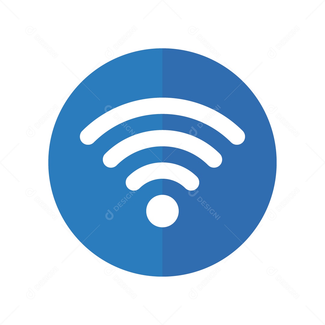 Ícone de Wifi Ilustração Vetor EPS