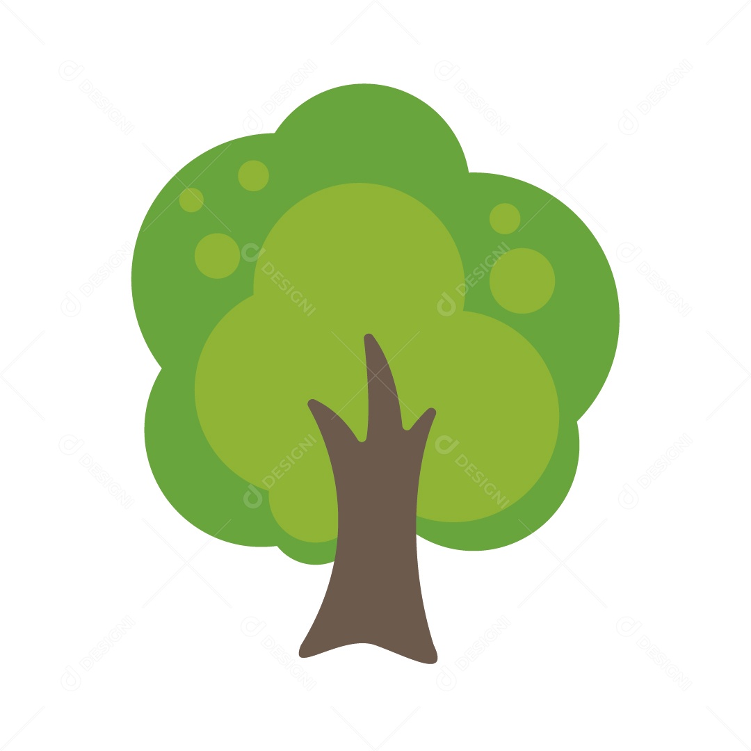 Ícone de Árvore Ilustração Vetor EPS