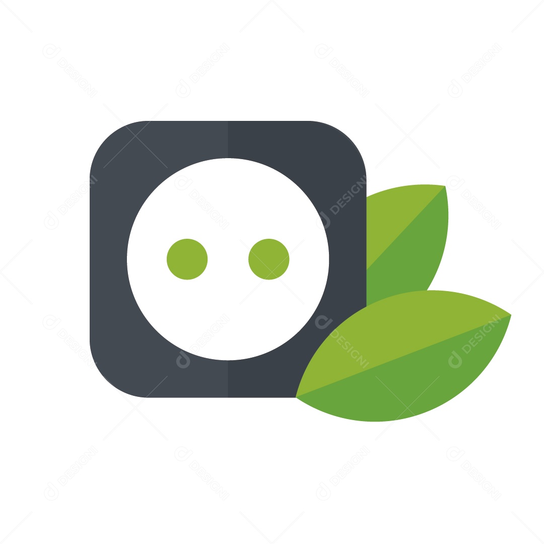 Ícone de Ecologia Ilustração Vetor EPS