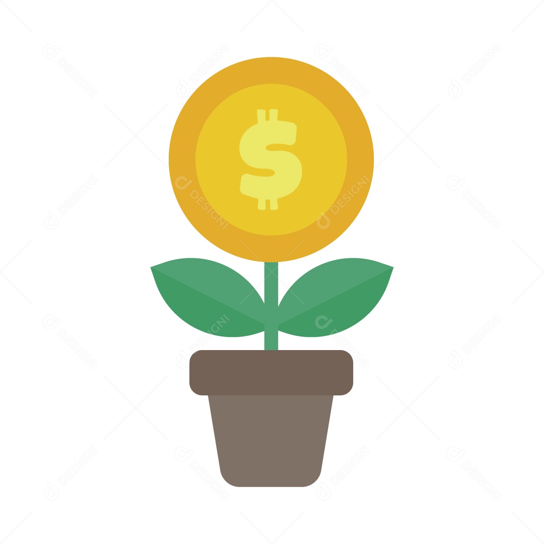 Ícone de Moeda Ilustração Vetor EPS