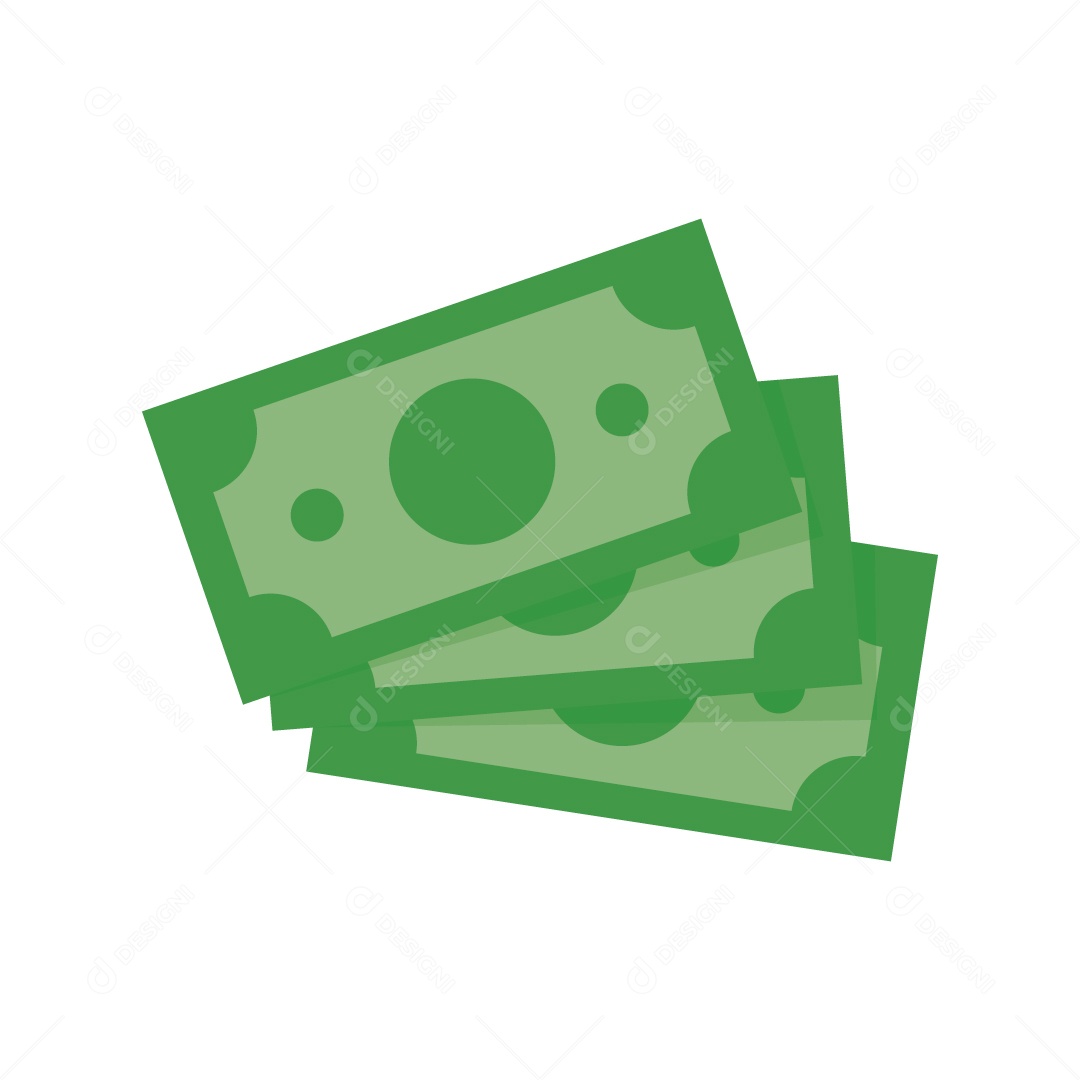 Ícone de Dinheiro Ilustração Vetor EPS