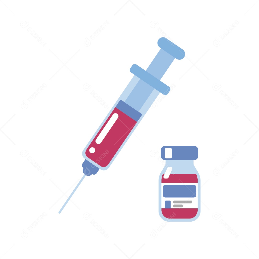 Ícone de Seringa Ilustração Vetor EPS