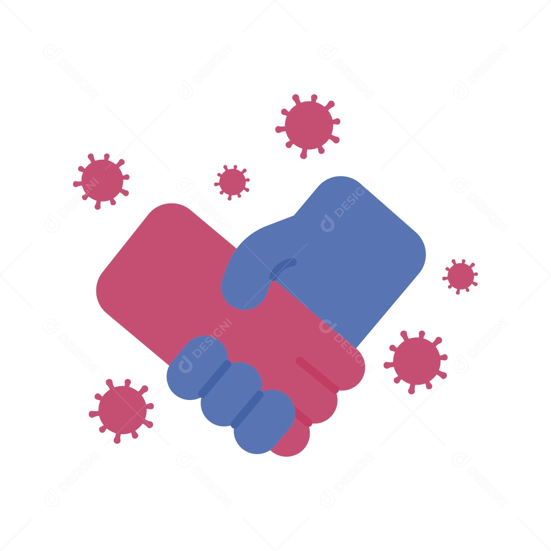 Ícone de Distanciamento Social Ilustração Vetor EPS