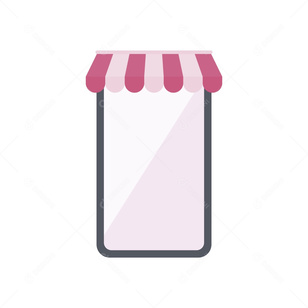 Loja Virtual Ilustração Vetor EPS