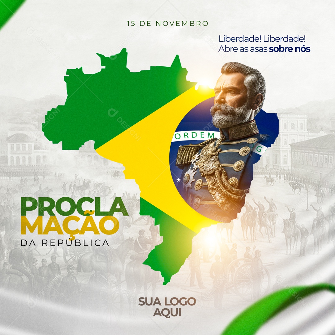 Social Media Feed 15 De Novembro Proclamação Da República PSD Editável