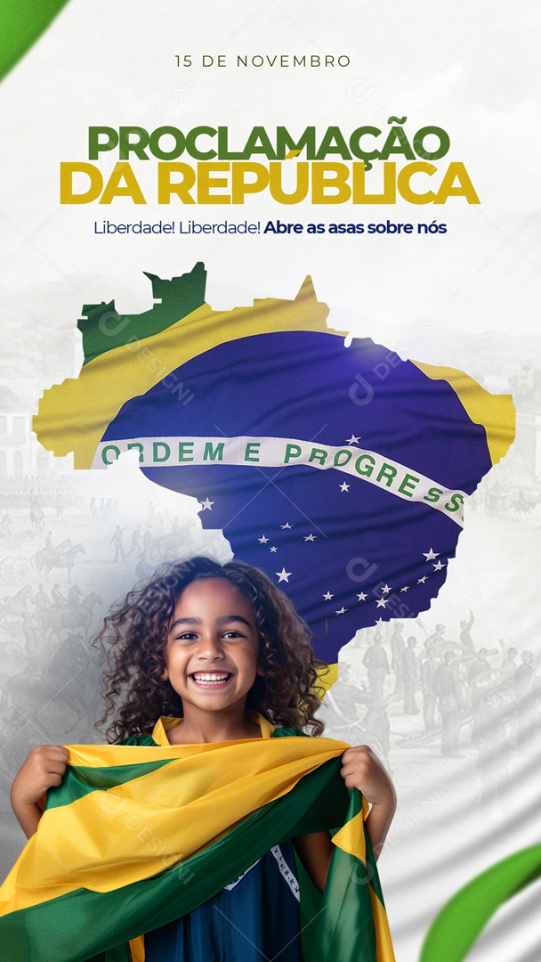 Social Media Story 15 De Novembro Proclamação Da República PSD Editável