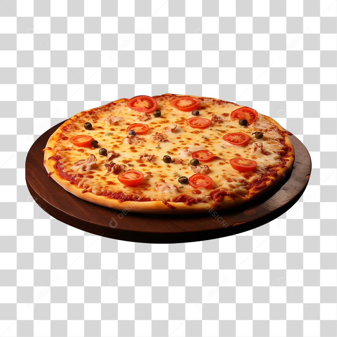 Pizza Vários Sabores PNG Transparente