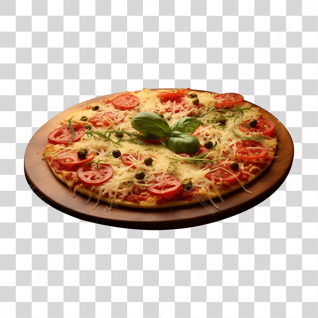 Pizza Vários Sabores PNG Transparente