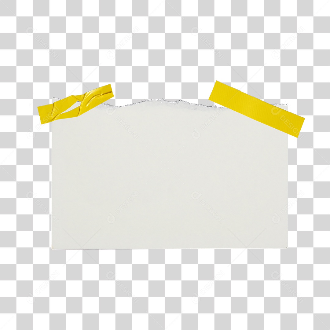 Pedaço de Papel Rasgado PNG Transparente