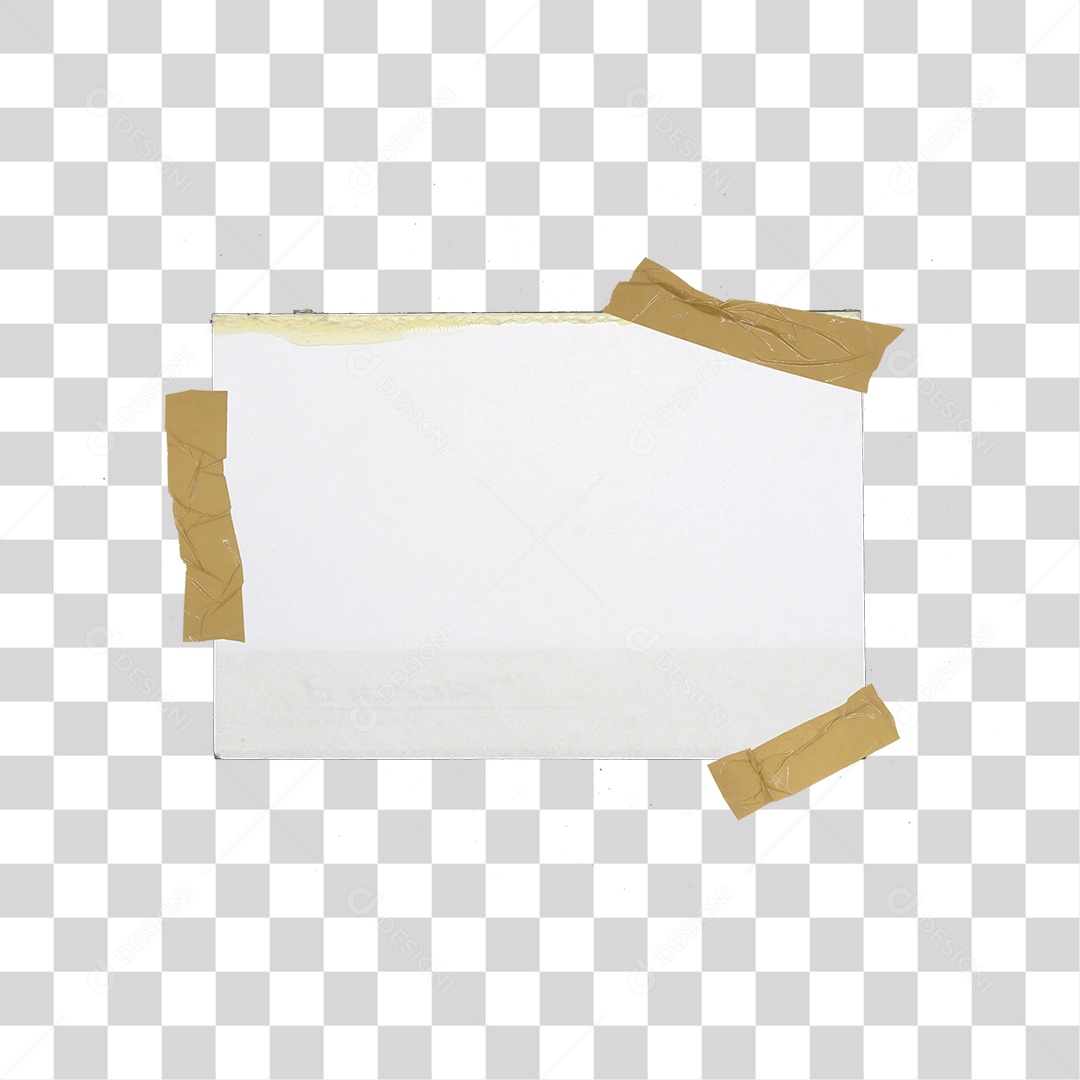 Pedaço de Papel Rasgado PNG Transparente